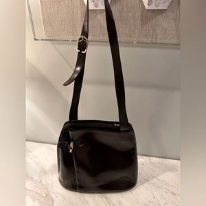 Vintage Longchamp Roseau brown leather bag